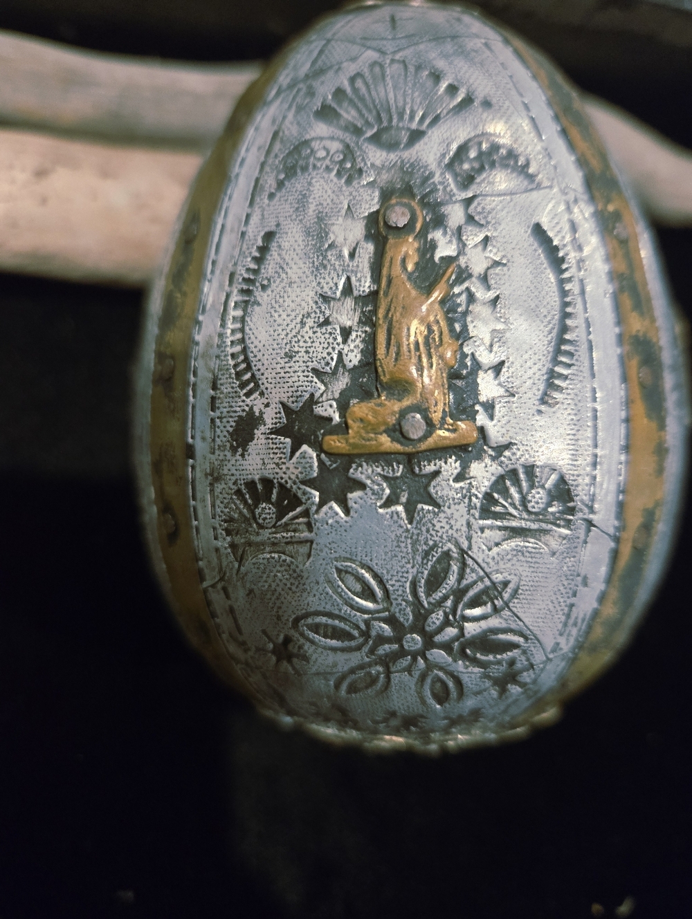 Vintage Mexican Milagro Prayer Egg